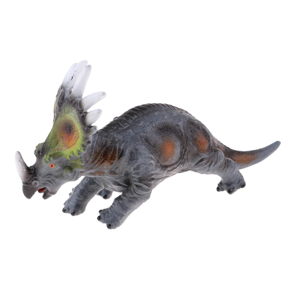 

Zoo Animal Dinosaur Styracosaurus Figure for Children Education Toy