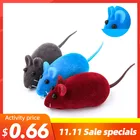 Мышь из Флоки, забавные игрушки для кошек, звуковая плюшевая резиновая виниловая мышь, игрушки для домашних животных с реалистичным звуком, Аксессуары для кошек, товары случайных цветов