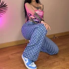 Модные джинсы с маленькими отверстиями, шикарная одежда в стиле хип-хоп, городские повседневные брюки в стиле E-girl, женские брюки в стиле панк