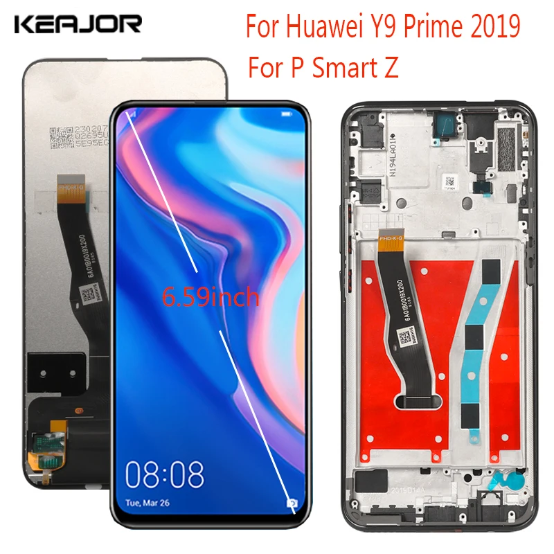 ЖК дисплей для Huawei P Smart Z STK LX1 сенсорный экран дигитайзер в сборе Замена huawei Y9 Prime