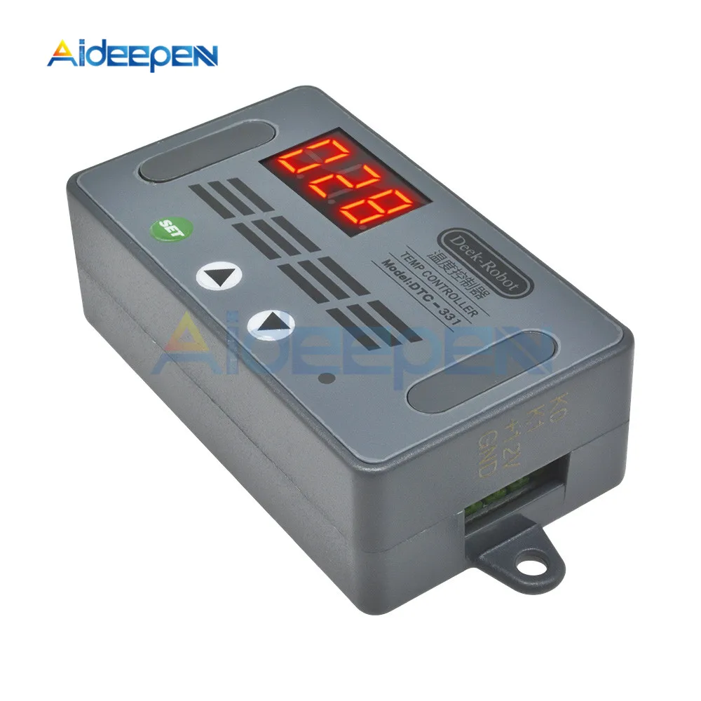 DTC-331 DC 12 В светодиодный цифровой регулятор температуры Регулятор охладитель Термостат Термометр инструменты водонепроницаемый датчик NTC