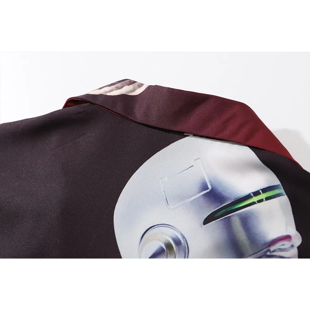 Рубашка-поло Dark Icon Мужская винтажная уличная одежда лето |