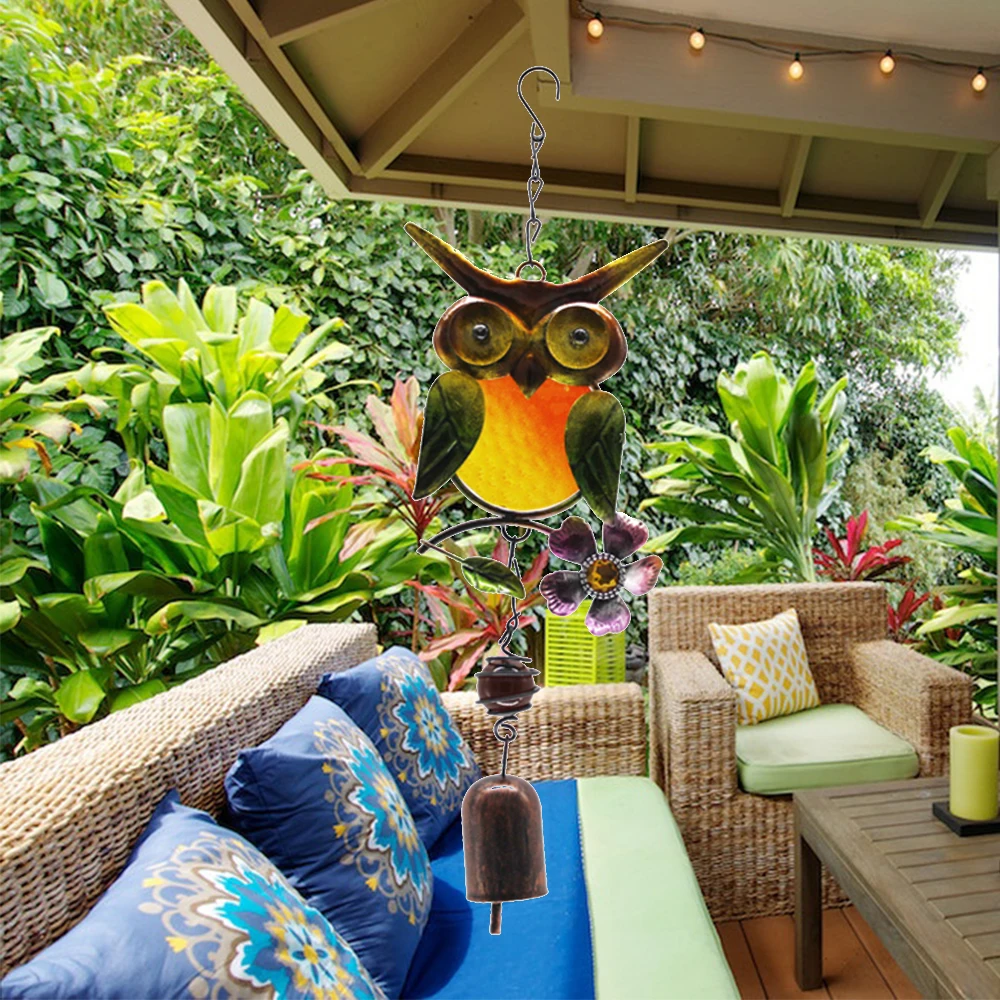 Большие ветряные колокольчики уличный дизайн сад крыльцо балкон украшение для