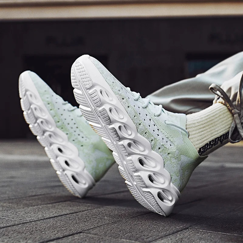 

2020 New Spring Lightweight Thick Sole Hip Hop Sneakers Men Shoes Casual Breathable Comfortable Male Walking Footwear Street 46