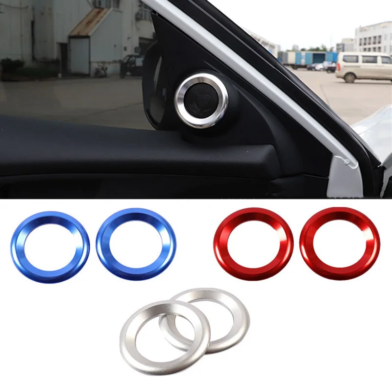 Алюминиевый сплав декоративный круг на планки столб двери автомобиля кольца