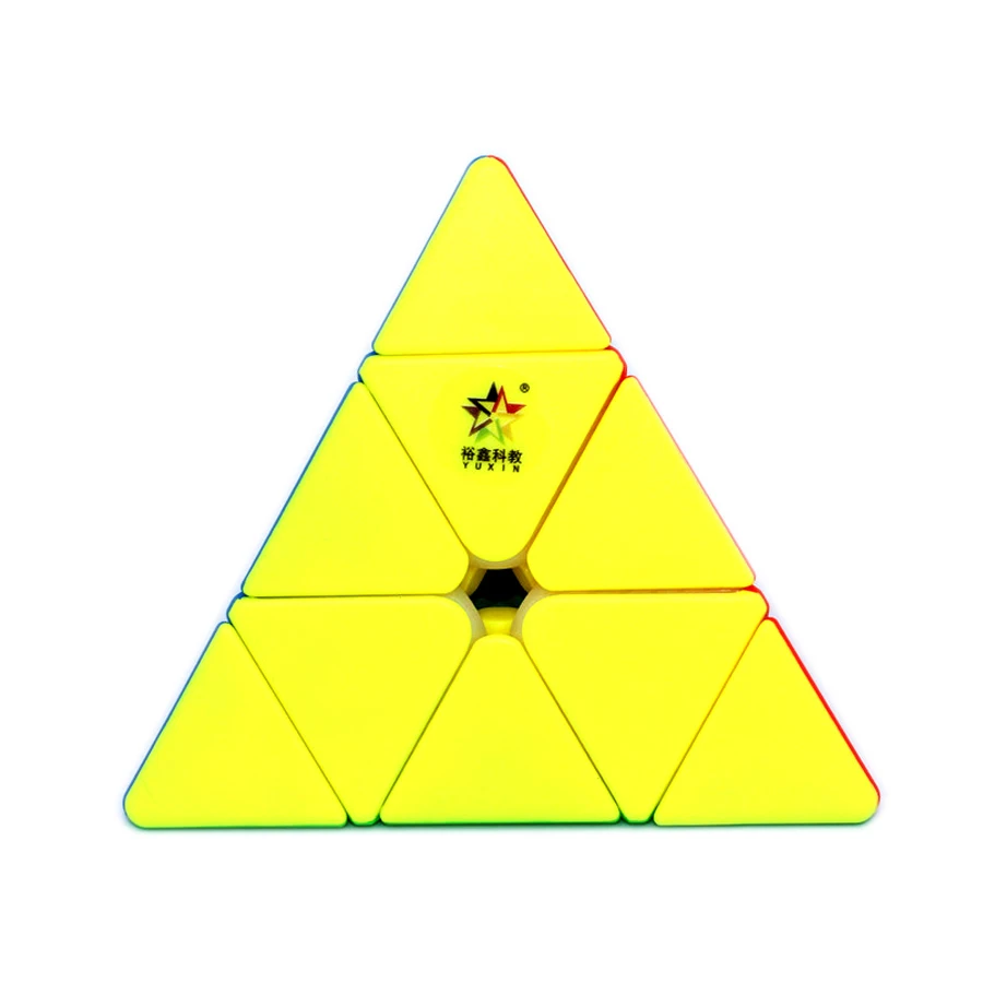 

Yuxin Classic pyramid 3x3 magic Cube Professional Speed Cubes Stickerless Puzzle Smooth Toy Cubo magico Children Brain Training