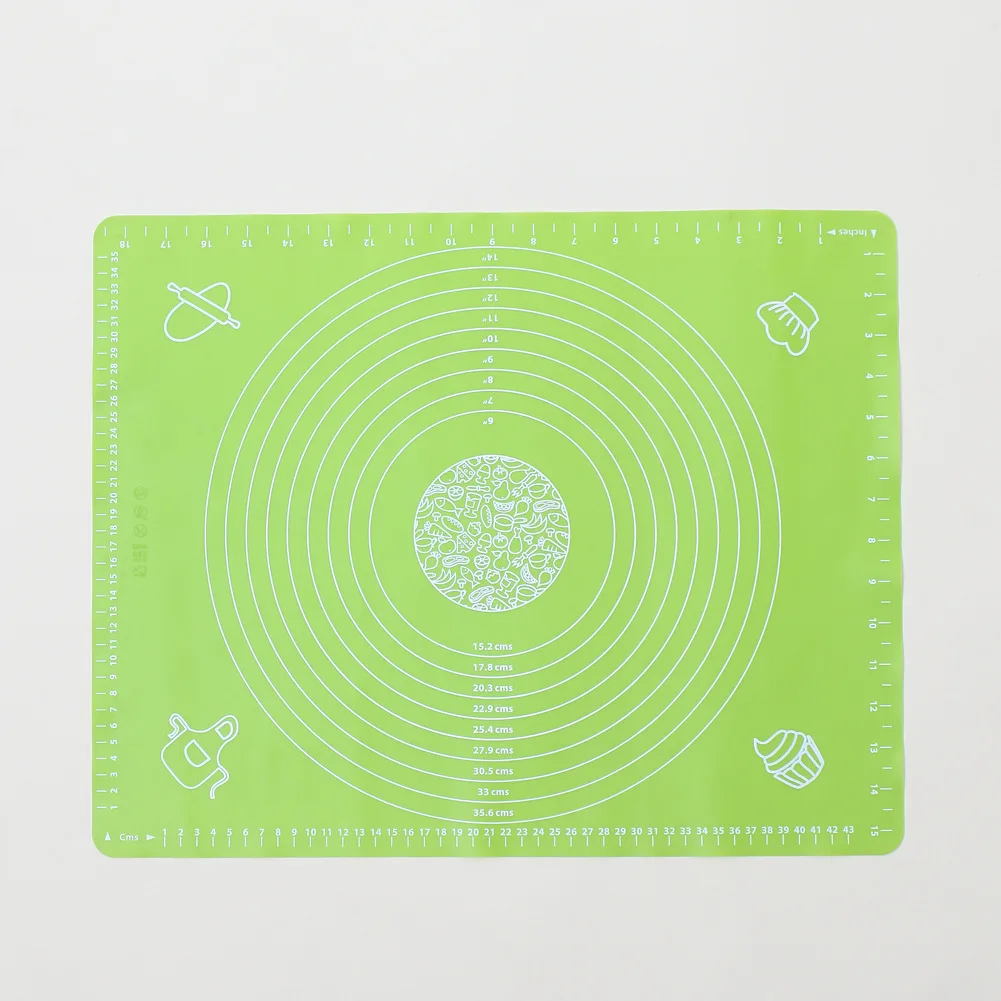 Экс-Большой силиконовый коврик для выпечки духовки весы раскатки теста помадка