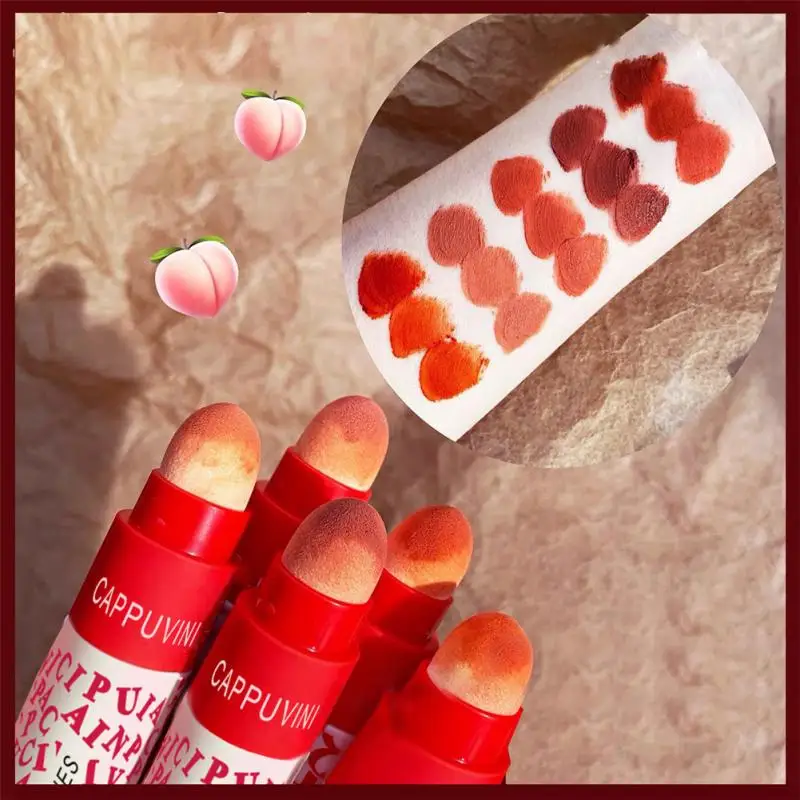 

6 Colors Lips Makeup Lipstick Lip Gloss Long Lasting Moisture Cosmetic Lipstick Red Lip Matte Lipstick Waterproof QBMY