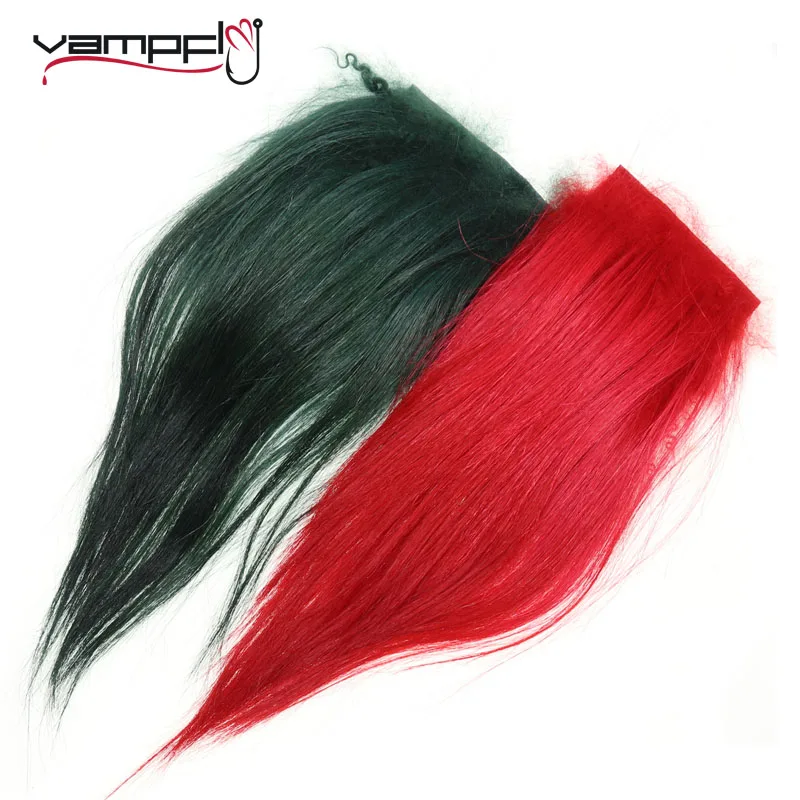 

Vampfly 1PCS 2PCS Dyed Goat Sheep Hair Fly Tying Material For Saltwater Steelhead Fly Big Salmon Fly Lure Making
