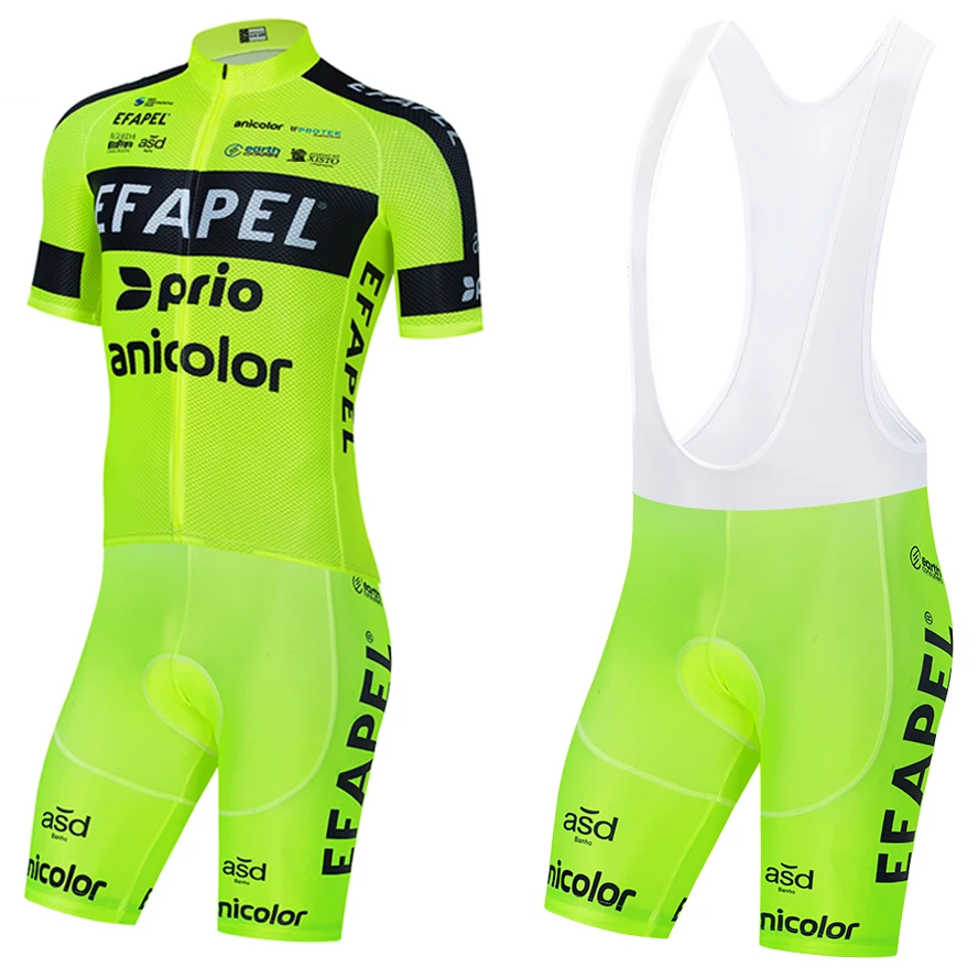 

TEAM 2022 EFAPEL Cycling Jersey Bike Maillot Sportswear 20D Shorts Men Ropa Ciclismo Bicycle Clothing Uniform