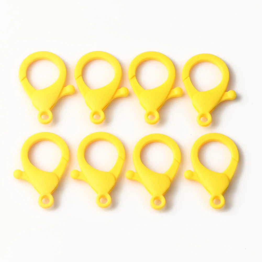 

10pcs/lot Multiple Colour Plastic Lobster Clasp Hooks Clips Connectors for Jewelry Making DIY Gift Mask Chain Accessories