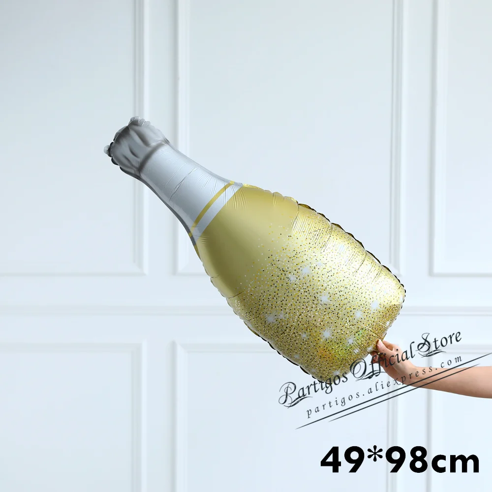 gold Champagne 1 шт Виски шар человек 40th день рождения пиво и виски День Рождения Декор мужской день рождения в возрасте до совершенства Джек да - Цвет: gold Champagne