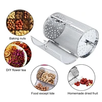 grilled over cage roaster drum stainless for peanut dried nut rotisserie oven roast baking rotary peanut drum barbecue basket