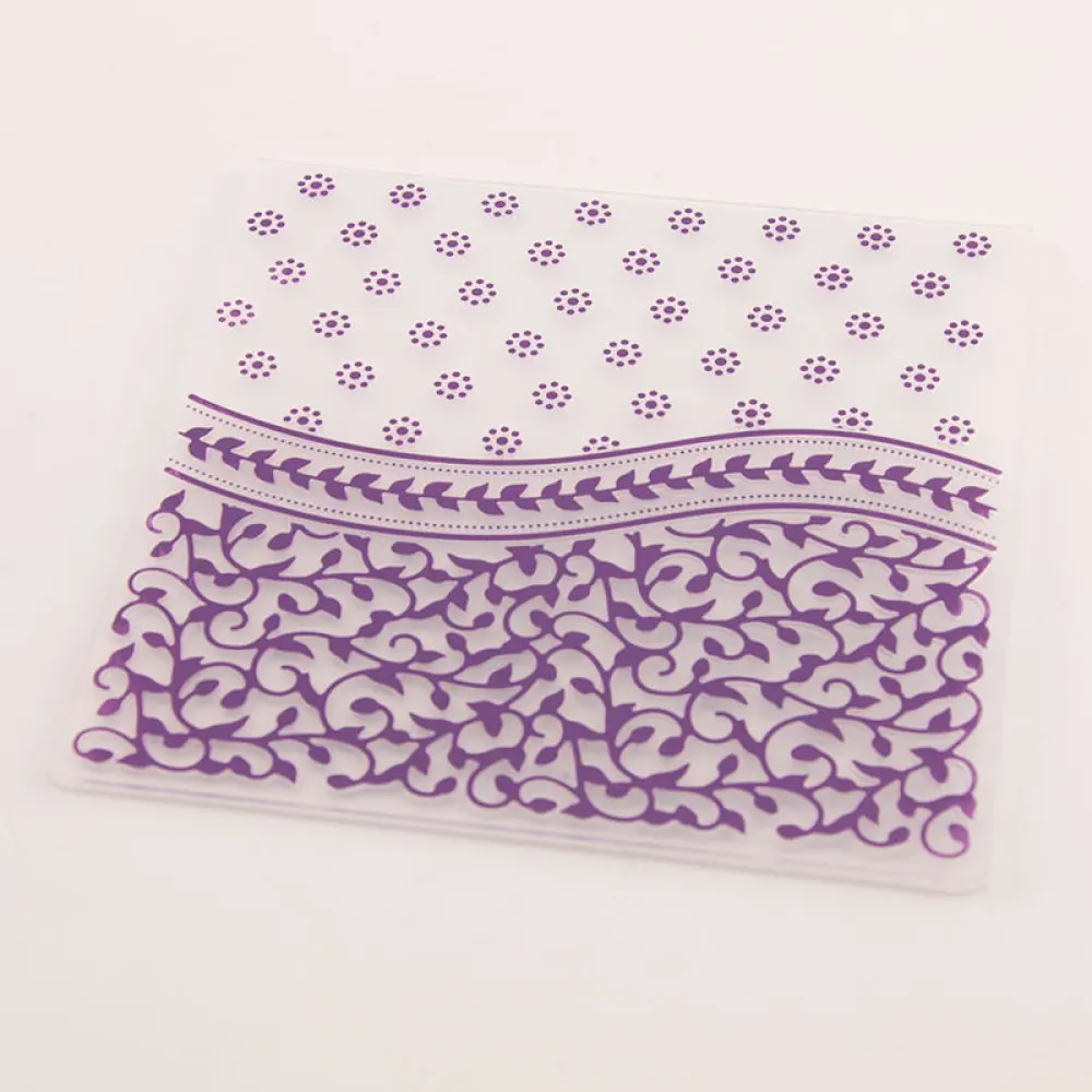 

2020 New Vine Leaves Flower Plastic Embossing Folder Stencil Template Scrapbooking DIY Paper Crafts Photo Album Home Decoration