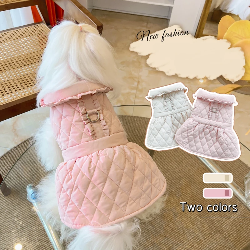 

Dog Winter Dress Cat Skirt Chihuahua Yorkshire Terrier Clothes Puppy Pomeranian Shih Tzu maltese Poodle Schnauzer Clothing Coat