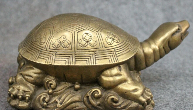 913 + 8 &quotНародная китайская чистая латунные фэншуй Богатство долговечность Shou