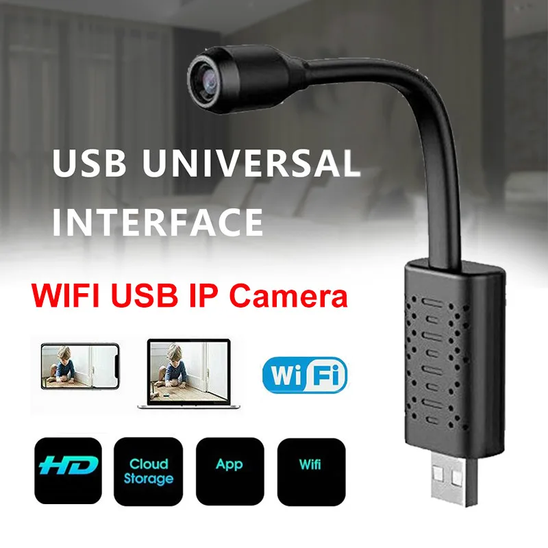 Камера видеонаблюдения s с Wi Fi мини камера IP USB Full HD 1080P P2P CCTV SD карта облачное