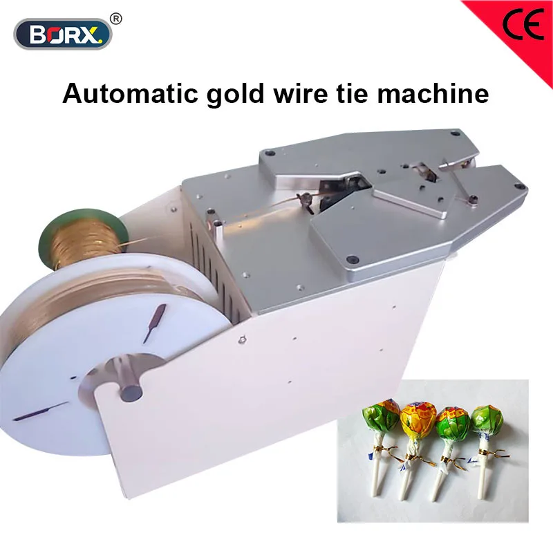 

Automatic gold wire tie machine bread bag candy package binding tie machine tight bags tool