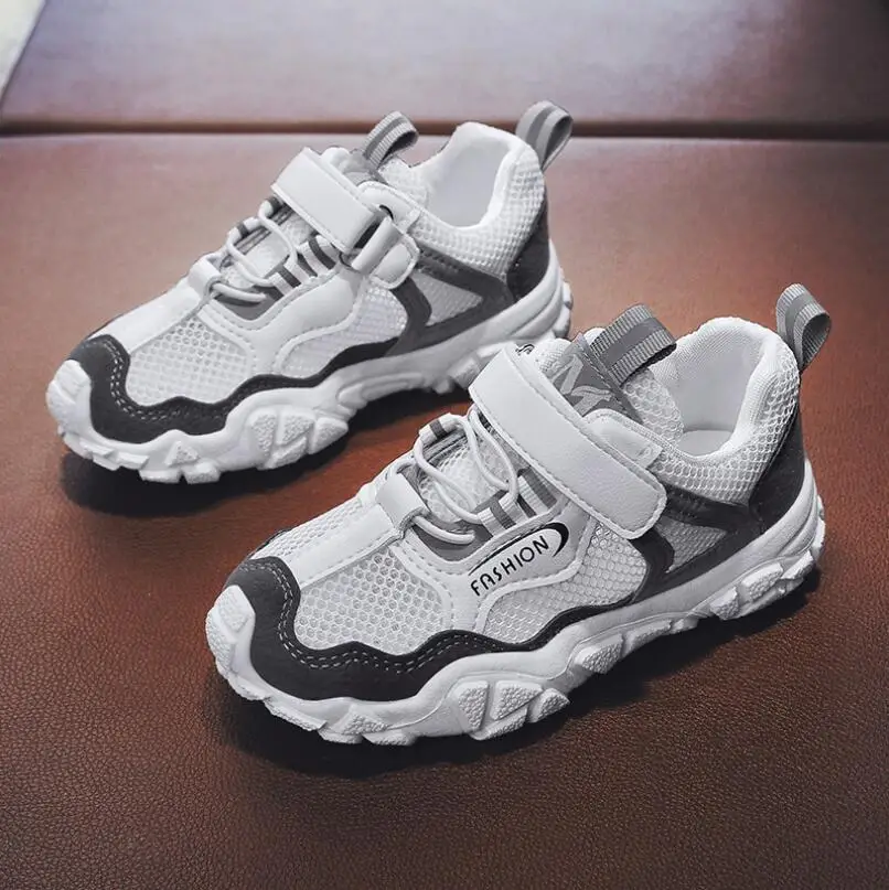 Hot Children's Shoes Kids Fashion Sneakers Light tennis Casual Spring Autumn 2020 New Running Flats for Boys Girls | Детская одежда