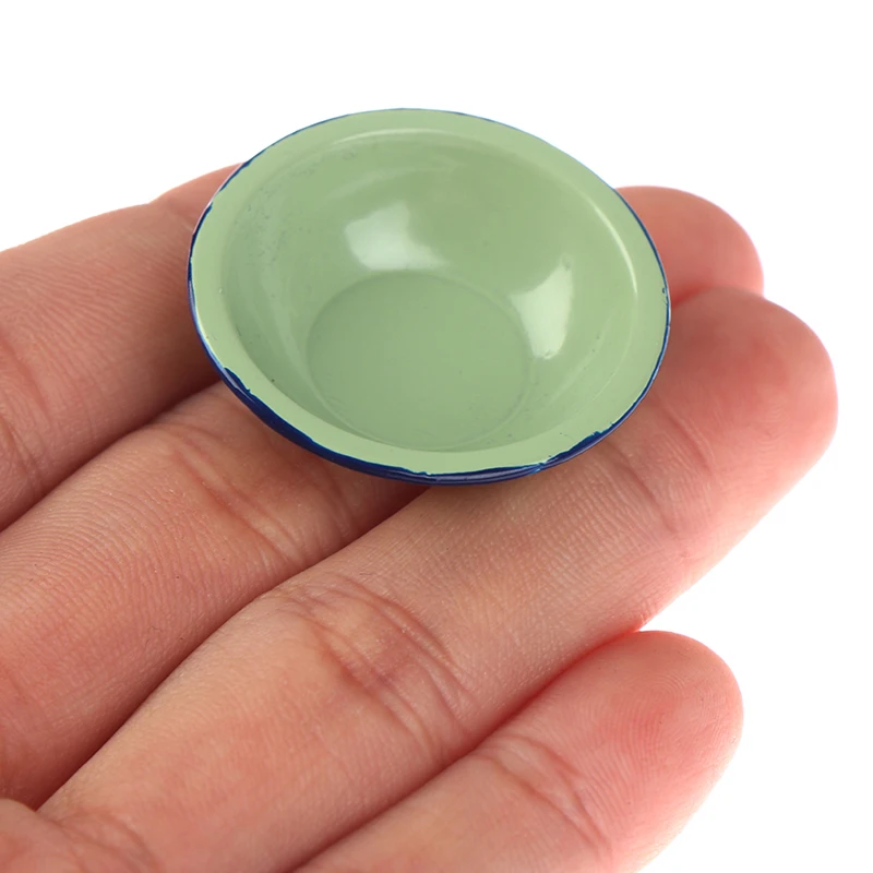 

1/12 Dollhouse Miniature Retro Mini Soup Pots Kitchen Accessories Toys Metal