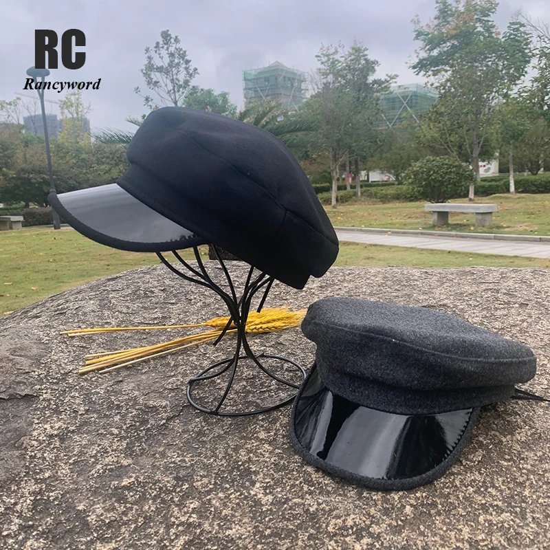 

Hot Parent-child adjustable Winter Beret for Women Solid Plain Octagonal Newsboy Cap Ladies Casual Wool Hat Girls Painter Cap