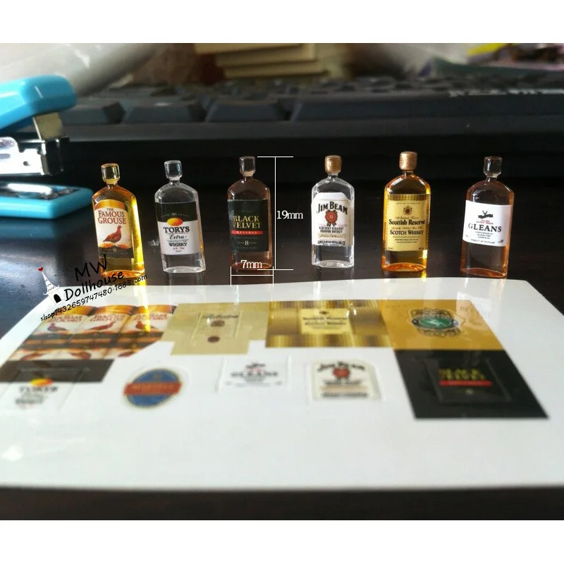 10 шт. 1:12 миниатюрная еда мини леденцы чехол держатель конфета для кукольного