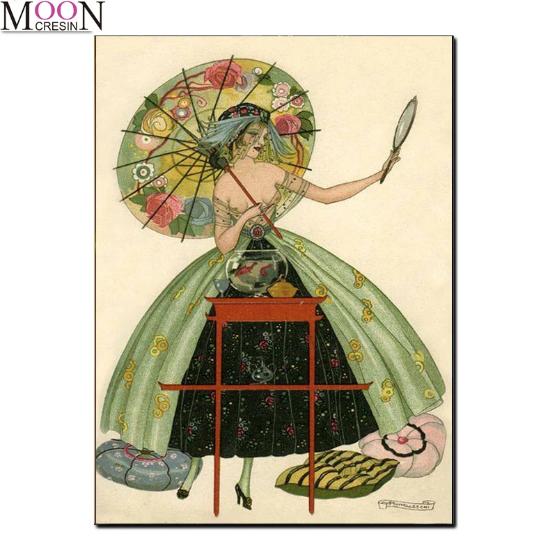 

Diy Diamond Painting Beauty Dancing Girl Embroidery Cross Stitch Mosaic Full Square Round Drill Rhinestone Home Decor Needlework