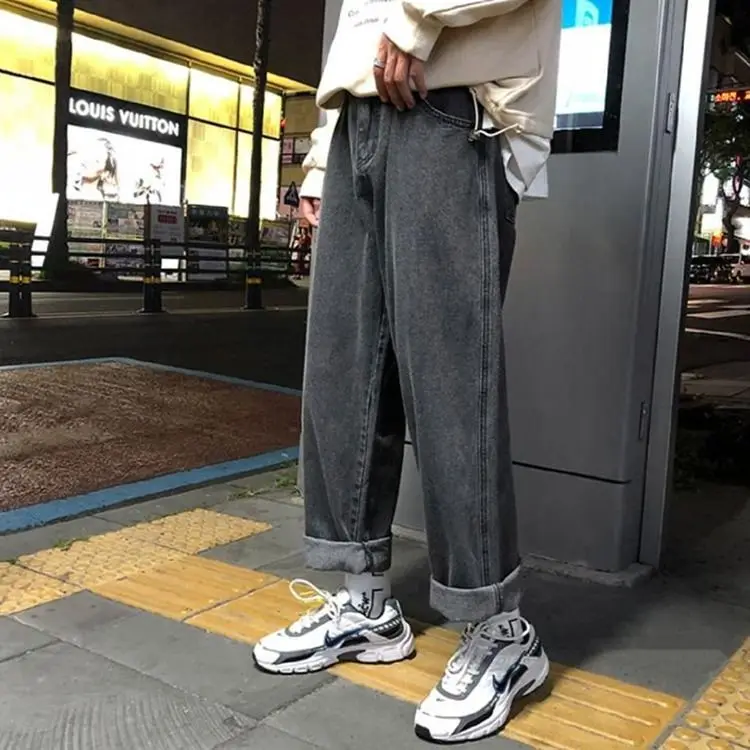 

Мужская одежда 2020 хип-хоп тренировочные брюки узкие джинсовые мотоциклетные брюки на молнии дизайнерские черные джинсы мужские повседневн...