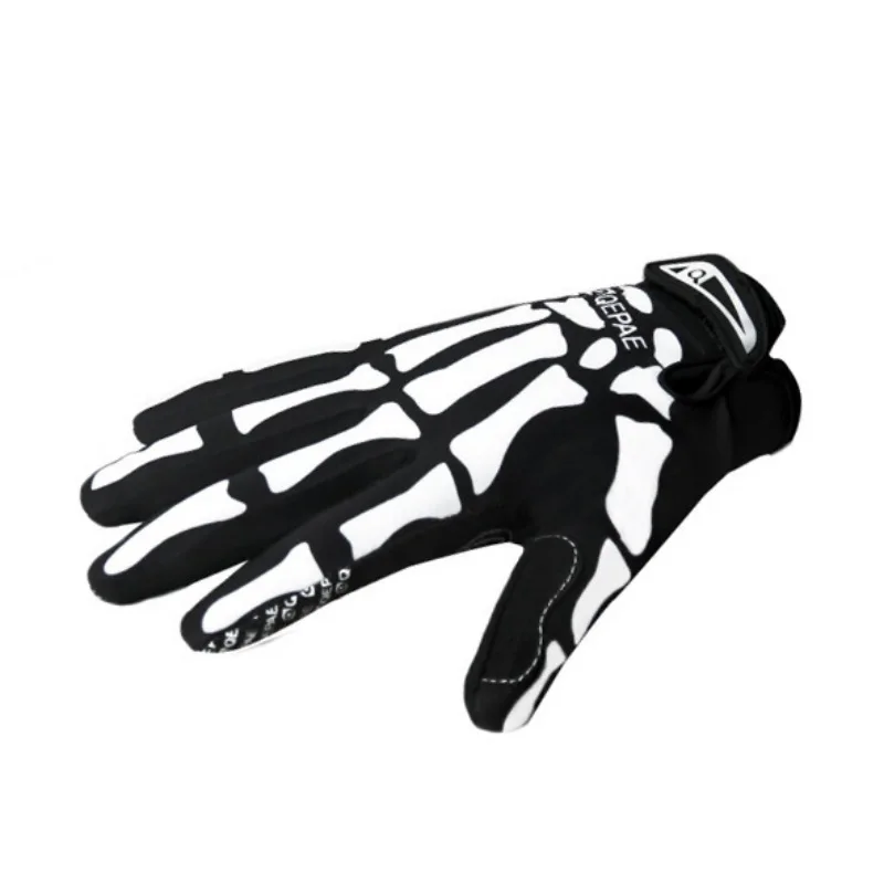 

1 Pair Cycling Gloves Outdoor Sport Racing Bike Motorcycle Ghost Skeleton Skull Bone Gloves