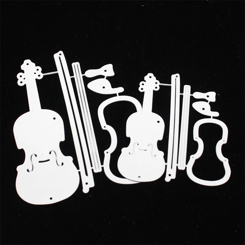 

KLJUYP Violin Metal Cutting Dies Scrapbook Paper Craft Decoration dies scrapbooking