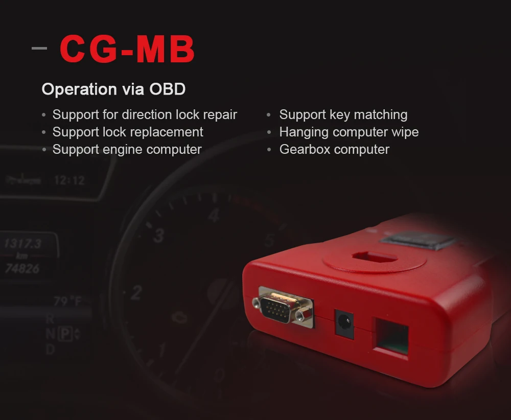 CGDI prog MB для Benz автомобильный ключ Добавить самый быстрый для Benz ключ программист CGDI MB с ELV/NEC адаптер бесплатно ELV симулятор