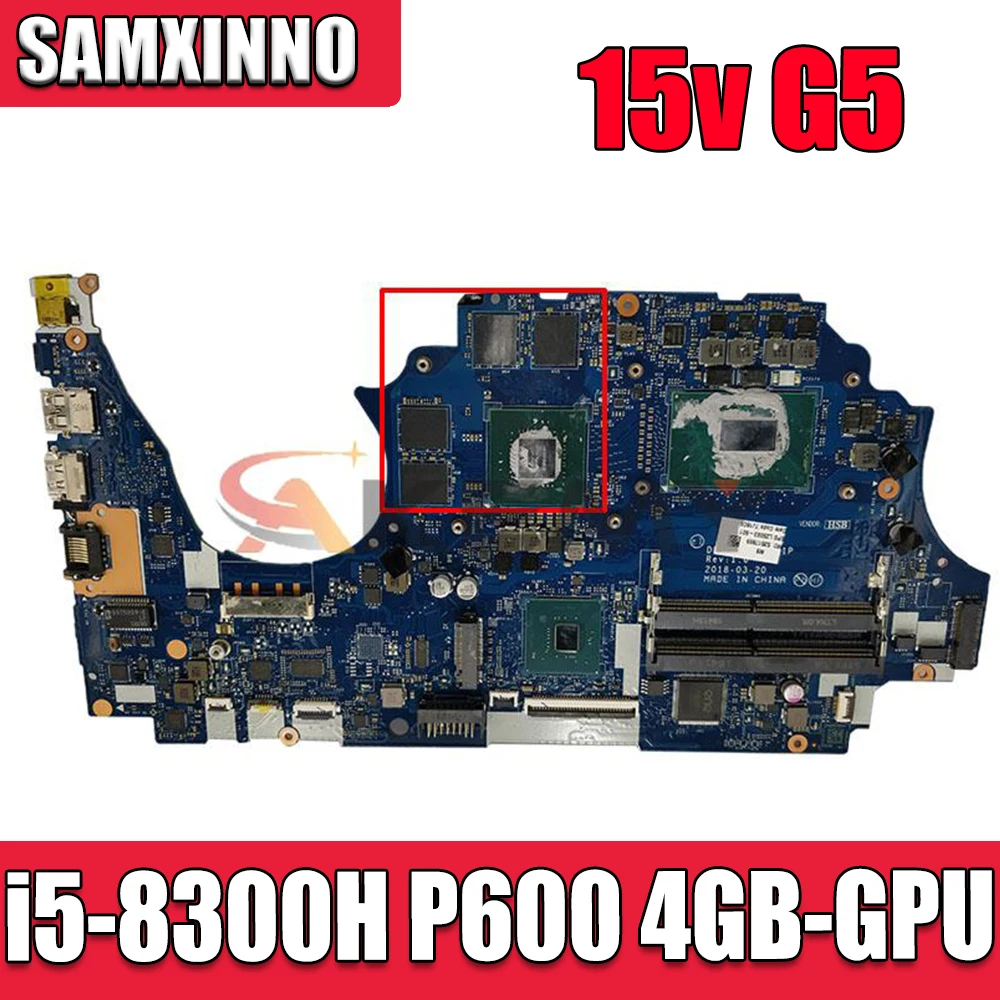 

Для ноутбука HP ZBook 15v G5 материнская плата DPF52 LA-F851P MB с i5-8300H CPU NVIDIA Quadro P600 4GB-GPU L25090-001