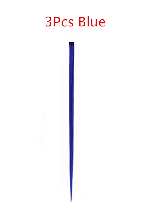 3Pcs Blue 3 шт./лот, 50 см Инструменты для укладки волос, цветной парик, плетение волос, пучок, машинка для волос, ролик для волос, инструмент для красоты, принадлежности для плетения - Цвет: 3Pcs Blue