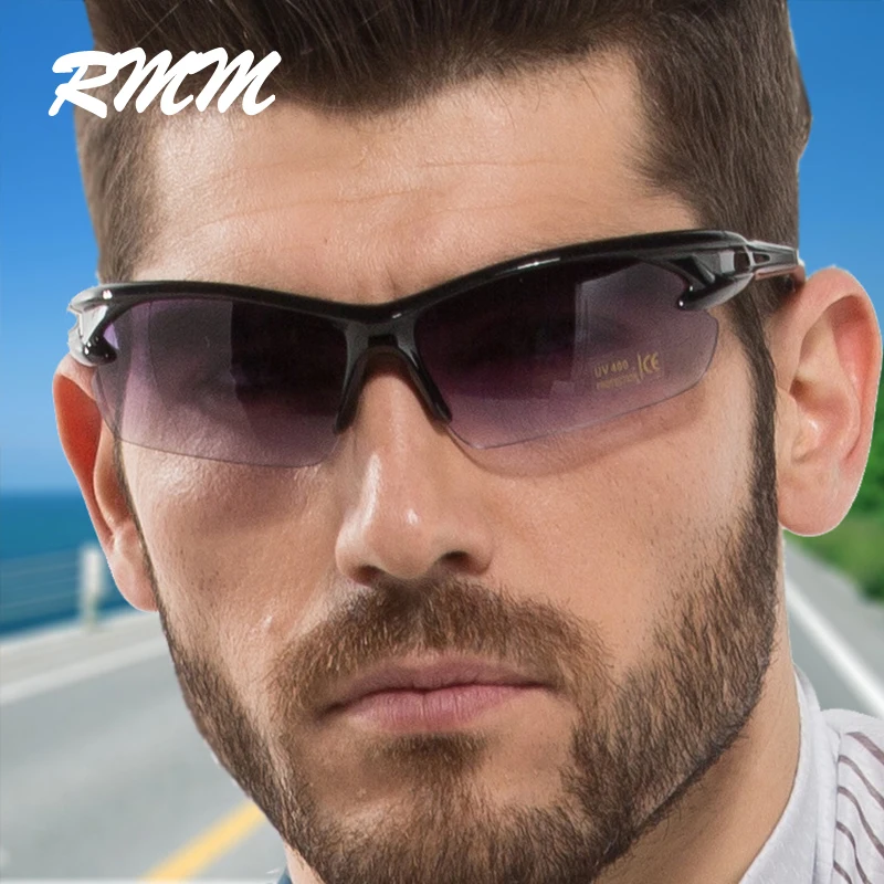 Модные популярные мужские солнцезащитные очки спортивные для верховой езды