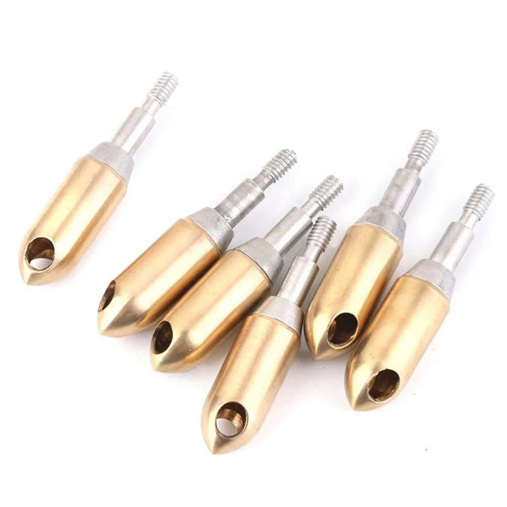 1 шт. свист стрелы из алюминия Медь для охоты стрельбы лука головка инструмент