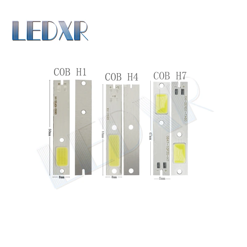10 шт. CSP светодиодный автомобильный светильник автомобилей головной COB H1H3H4H7