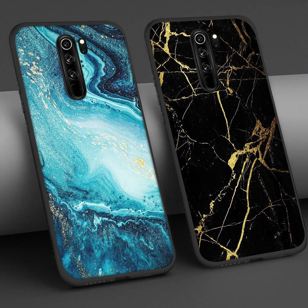 

Luxury Marble Case For Xiaomi Redmi Note 9 8 7 8A 7A 8T 6 Pro Mi 10 9 8 9T Pro SE A3 A2 Lite F1 Phone Cases Soft Cover Funda