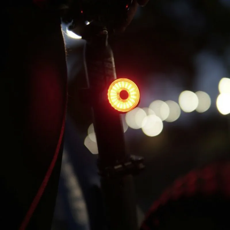 

2020 USB charging bicycle intelligent brake tail lamp waterproof automatic induction lamp night riding safety warning equipment