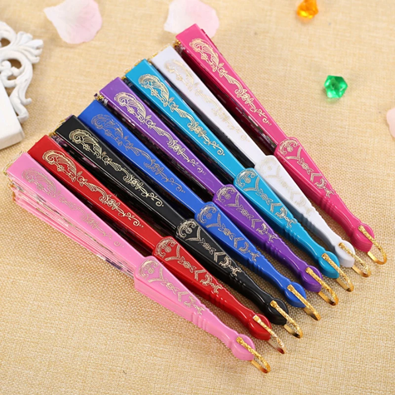 

Lace Hand Fan Bamboo Chinese Wedding Favors Silk Vintage Folding Cherry Blossom Fashion Abanico De Mano Home Decoration Crafts