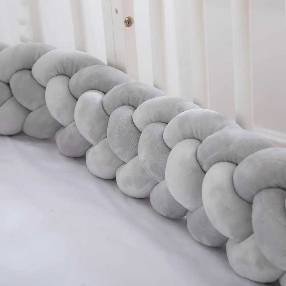 3 8 м бампер для детской кроватки Плетеный диаметр см ручная работа мягкая кровать