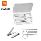 Набор инструментов Xiaomi Mijia для маникюра и педикюра, портативный дорожный гигиенический набор, кусачки для ногтей из нержавеющей стали, оригинал