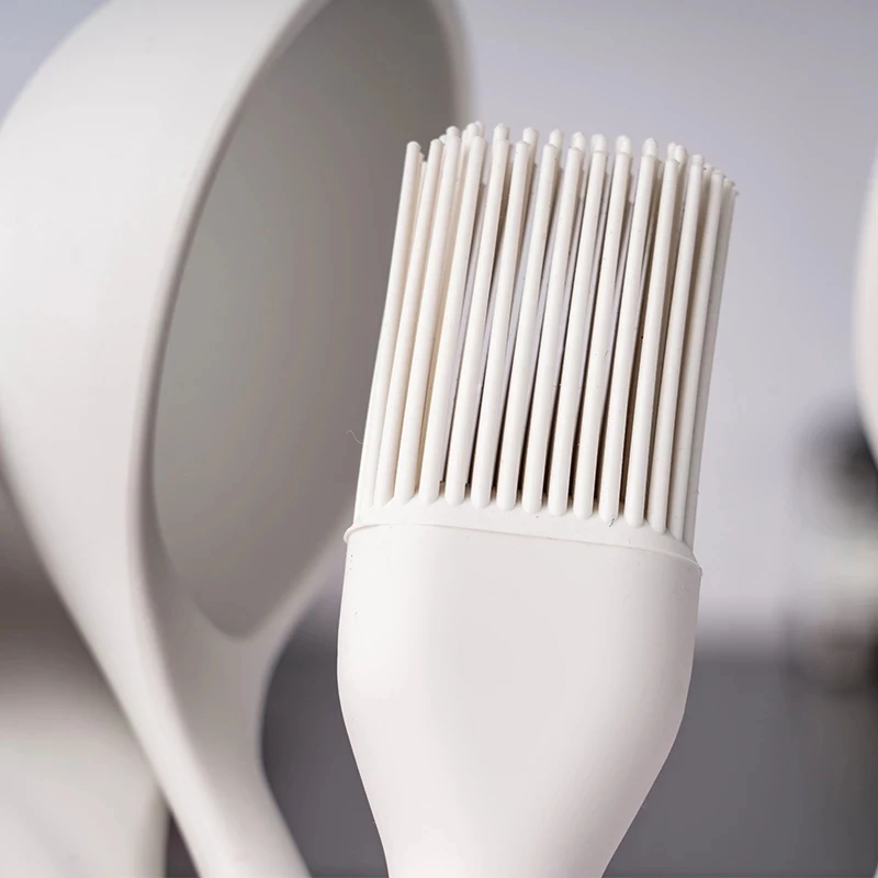 Cookware Silicone Kitchenware Wooden Handle Non-Stick Spatula Cooking Tool Ladle Egg Beaters Shovel Kitchen Accessories | Дом и сад