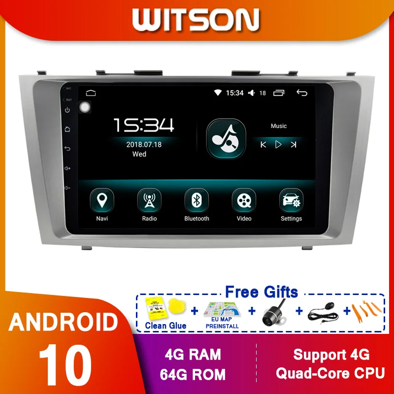 WITSON 9 &quotFULL HD сенсорный экран Android 10 0 Восьмиядерный Автомобильный GPS