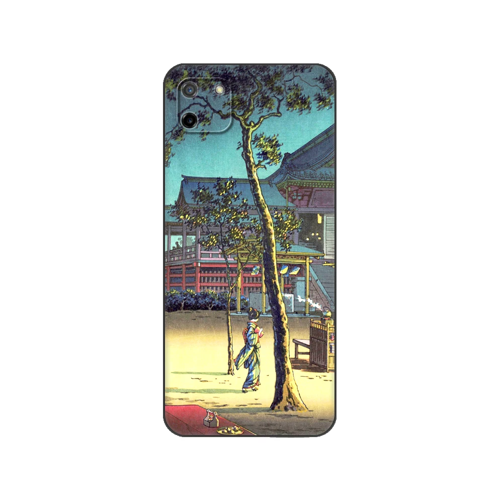 Флейта для OPPO Realme C11 чехол C 11 RealmeC11 Back RMX2185 чехол-бампер в японском стиле искусство