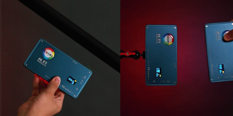 FalconEyes F7 12W RGB светильник селфи ЖК-вспышка 16 Режим спецэффектов фотография видео светильник ing для Youtube live