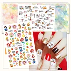 Популярная Наклейка для ногтей, мультяшный бренд, наклейка для дизайна ногтей для маникюра, клейкие переводки, наклейки для дизайна ногтей