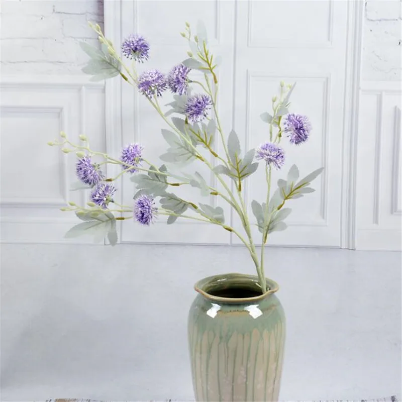 7 шт. длинные искусственные шелковые цветы одуванчика 8 цветов