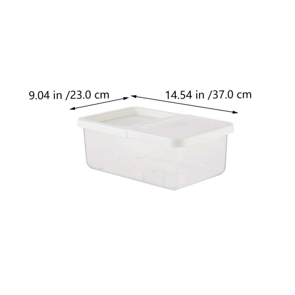 

1pc Clamshell Design Kitchen Rice Storage Box Kitchen Sealing Storage Box