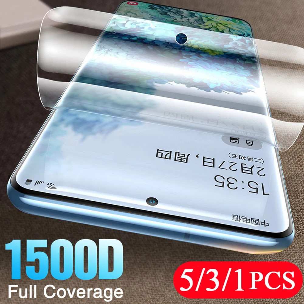 

5/3/1 шт., Гидрогелевая Защитная пленка для samsung galaxy S7 S8 S9 S10 lite plus S10E S20