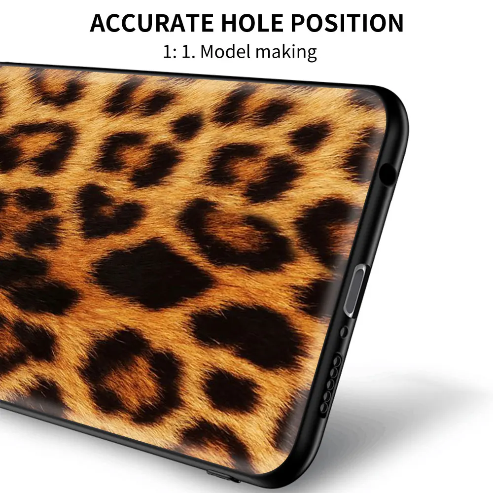 Fashion Leopard Prints Silicone Phone Case For Xiaomi Redmi Note 9S 9 8 Pro 8T 8 8A 9A 9C 9i 7 7A 6 6A Back Cover Coque Fundas